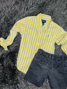 Ralph Lauren Cotton Button-down Boys, Size 5